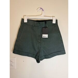 The Kooples Suit Short Dark Green French Sizing 36/US Size 4 NWT